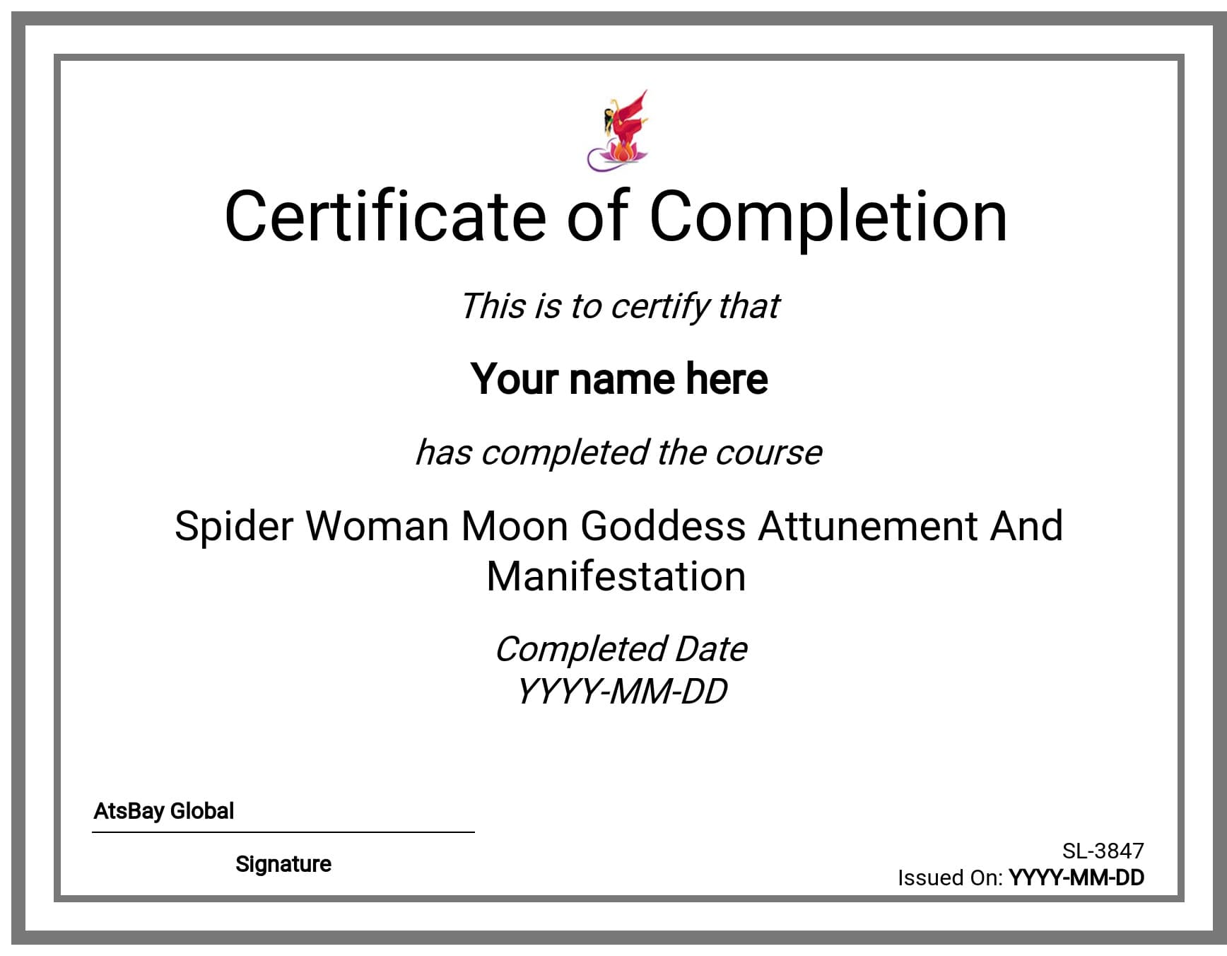 Course Certificate